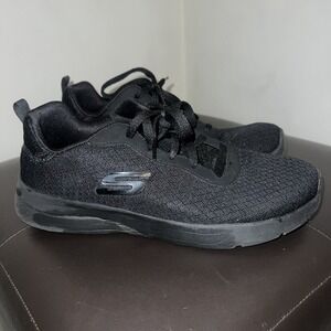 Skechers Womens Work Shoes Black Size 10 Slip Resistant